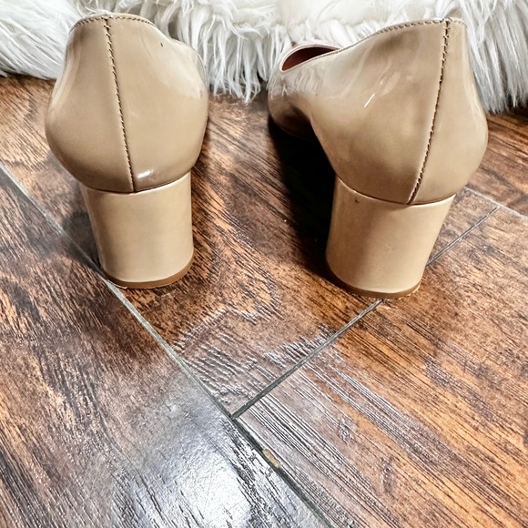 Kate spade patent leather pointed nude block heels - Picture 4 of 8